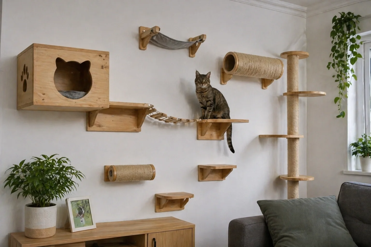 Zonas de juego para gatos y perros